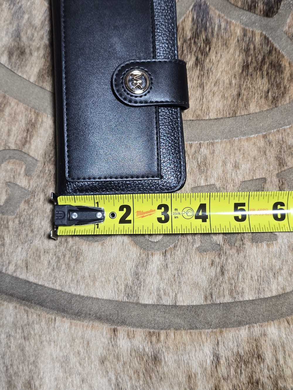 NWOT Michael Kors Black Pebble Leather Continental Wallet - Picture 11 of 11